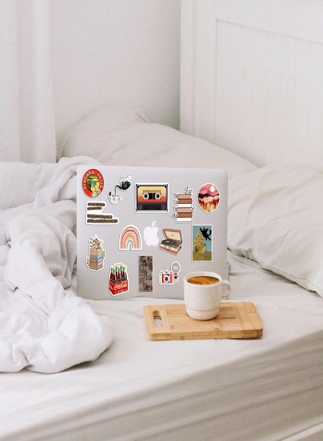 EXO DECOR Pack of 55 - Vintage Theme Vinyl Stickers for Laptop, Journal, Guitar, Mobile Phone, Bike - Waterproof Residue Free Stickers - Image 3
